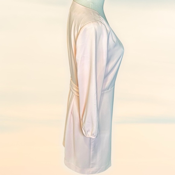 J. Crew ‘Wrap Dress in 365 Crepe’ in Baby Pink Size 4 - Picture 11 of 16